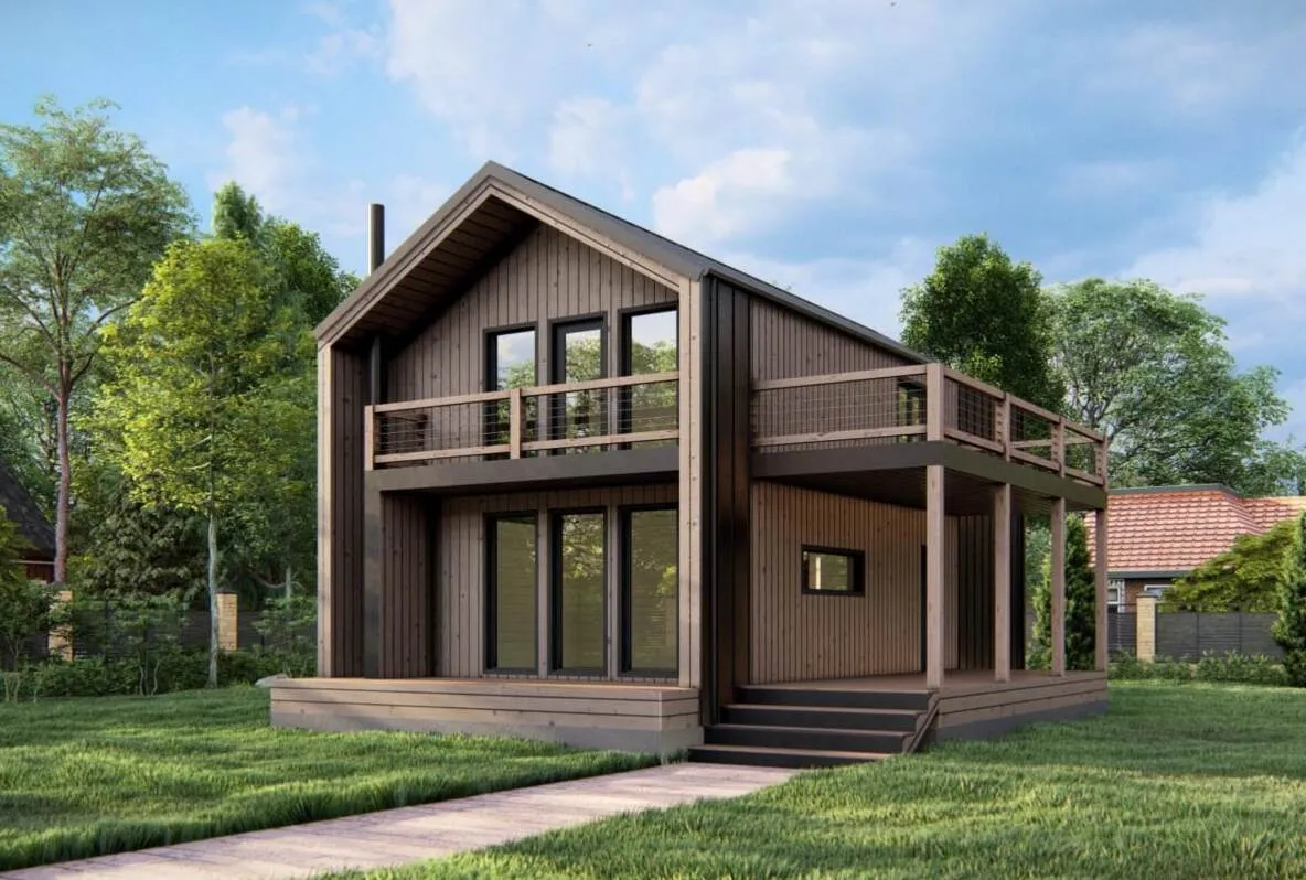 Барнхаусы каркасная технология