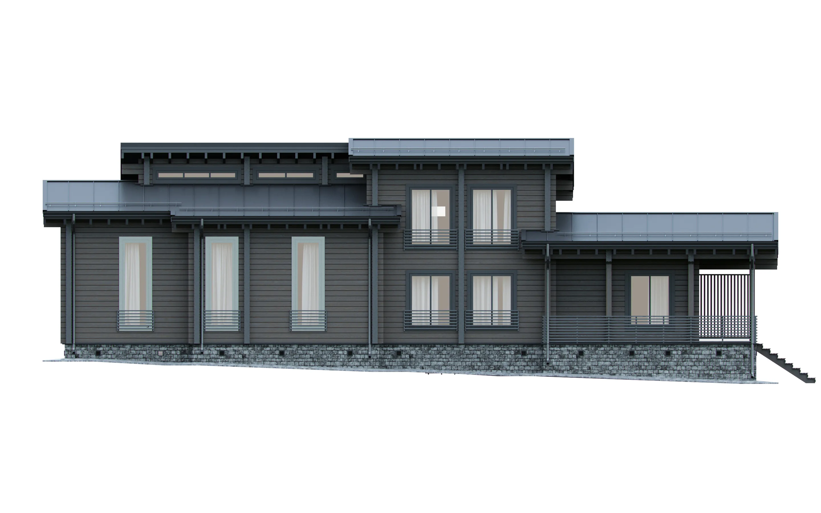 Дома из профилированного бруса: