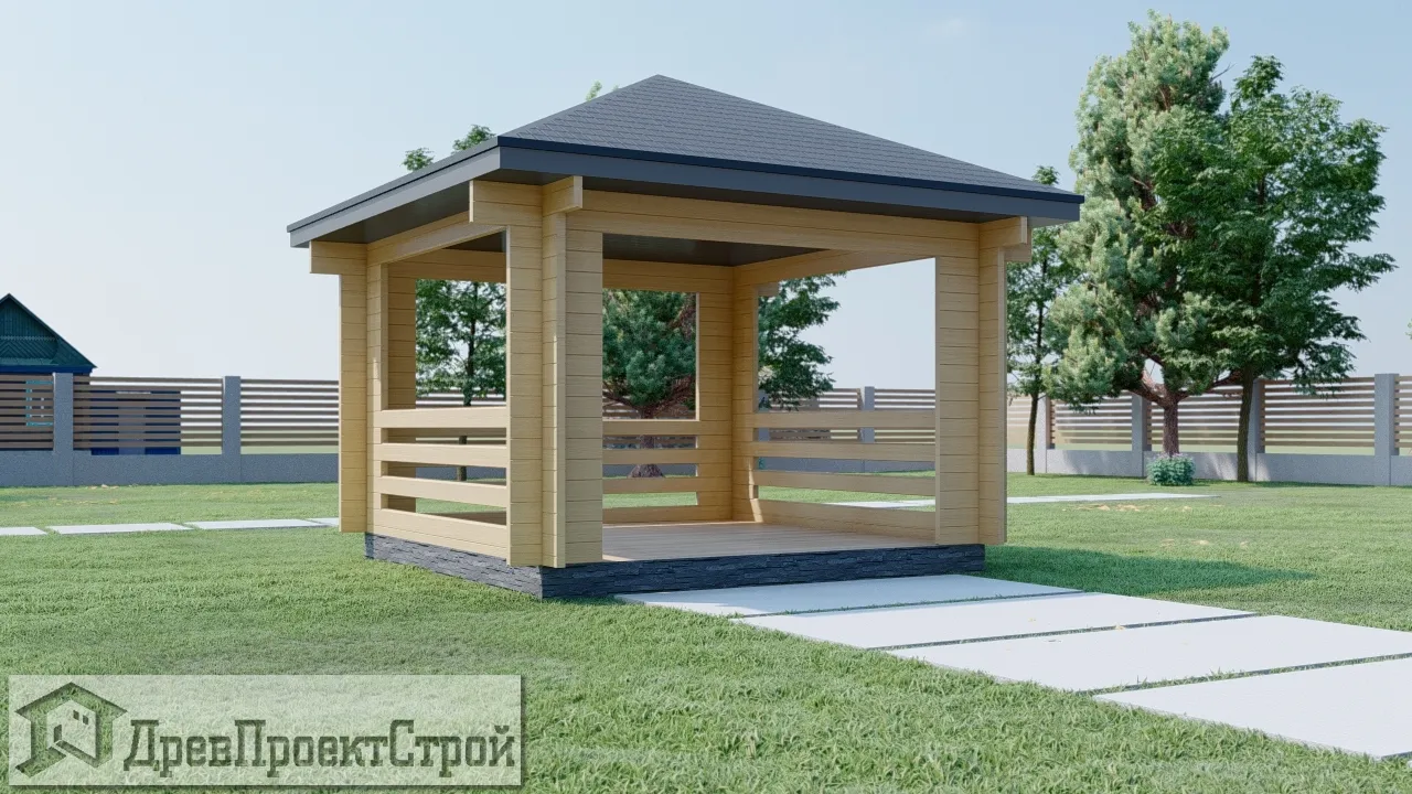 Проект из мини бруса № 87