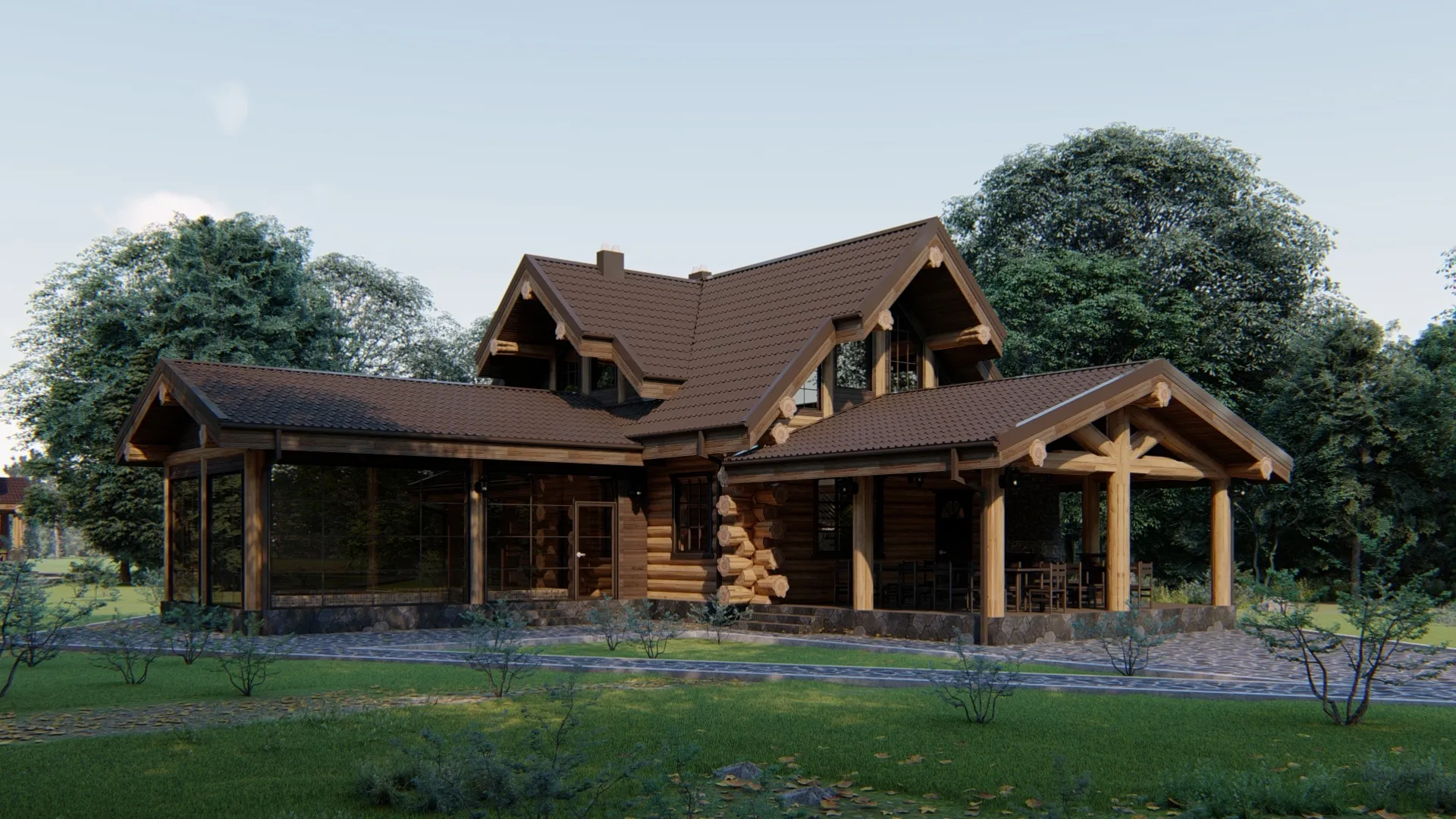 Проект бани № 416 - представление