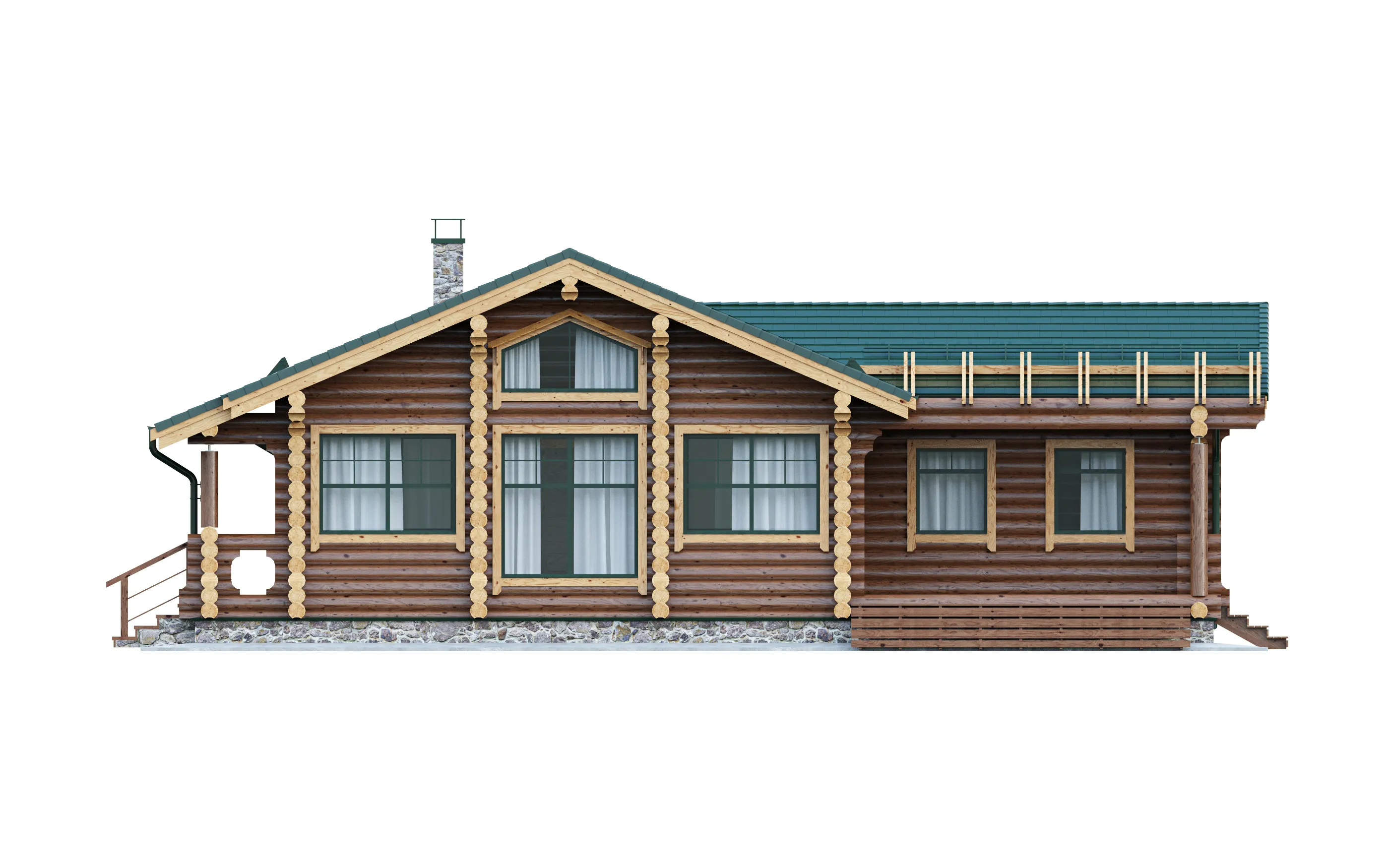 Дома из оцилиндрованного бруса: