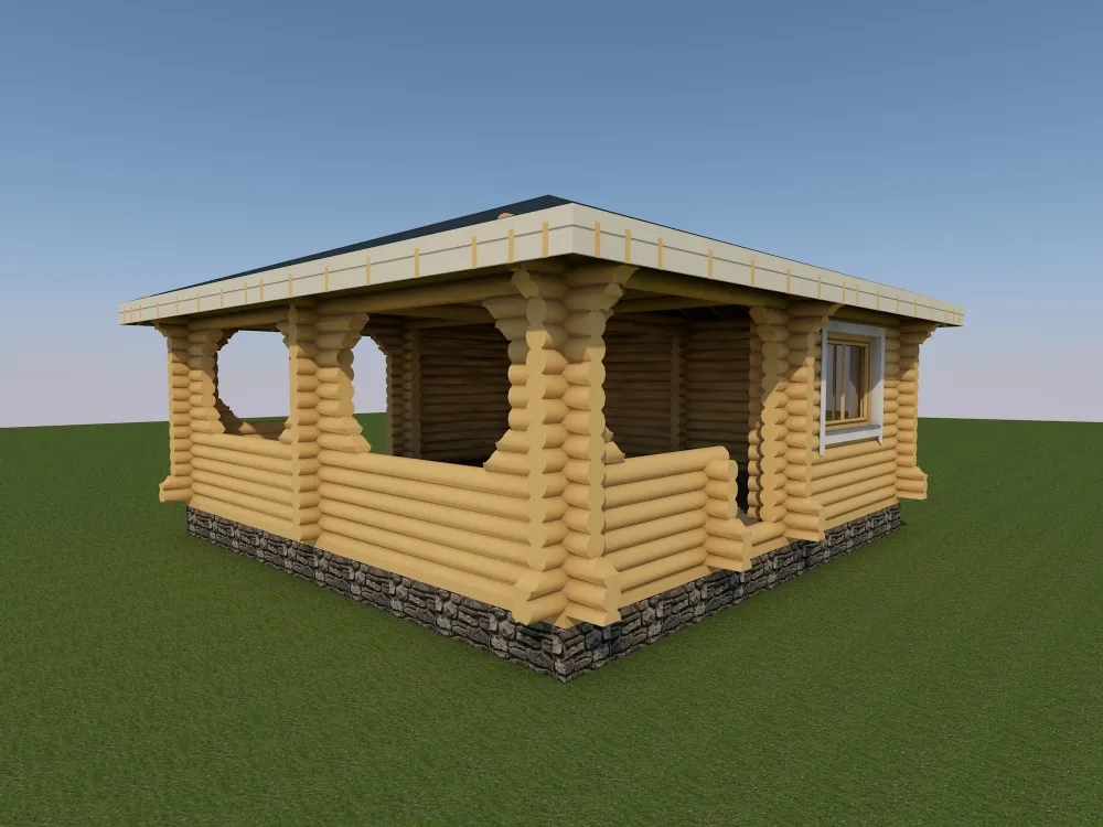 Проект беседки № 451 - представление