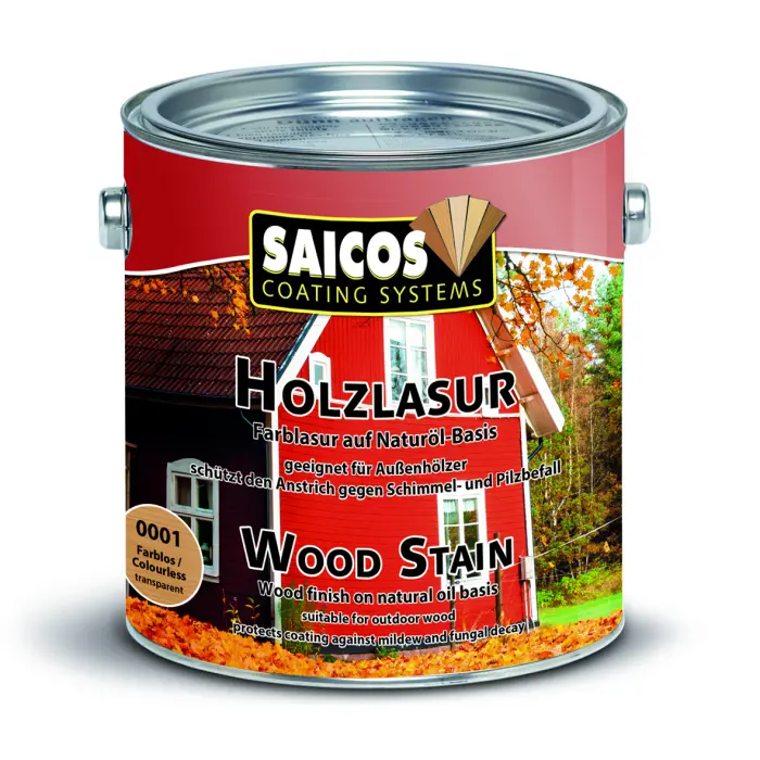 Защитная цветная лазурь 2,5л.