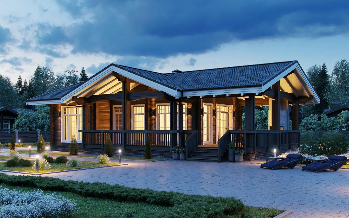 Бани из клееного бруса