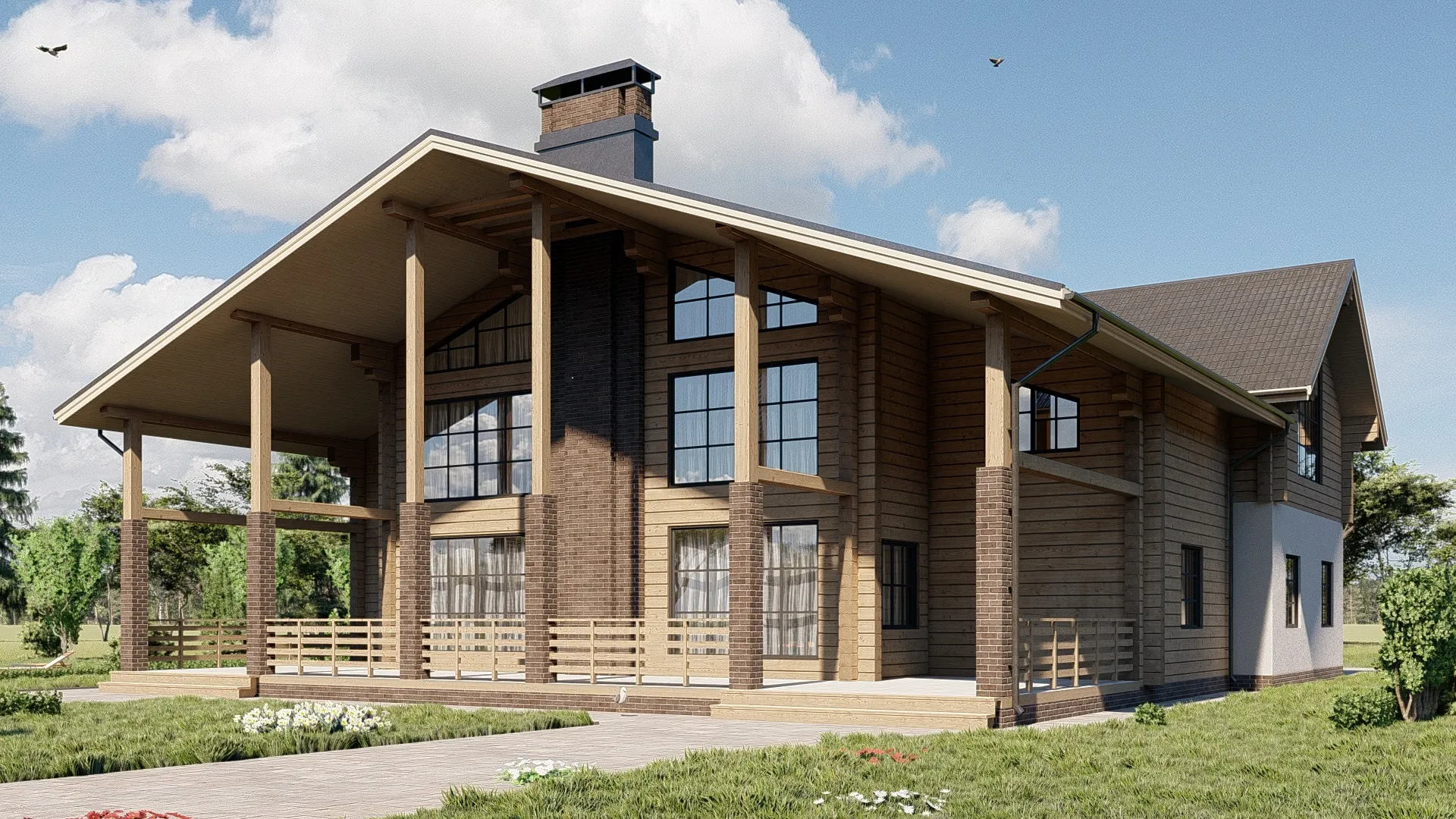 Комбинированные дома