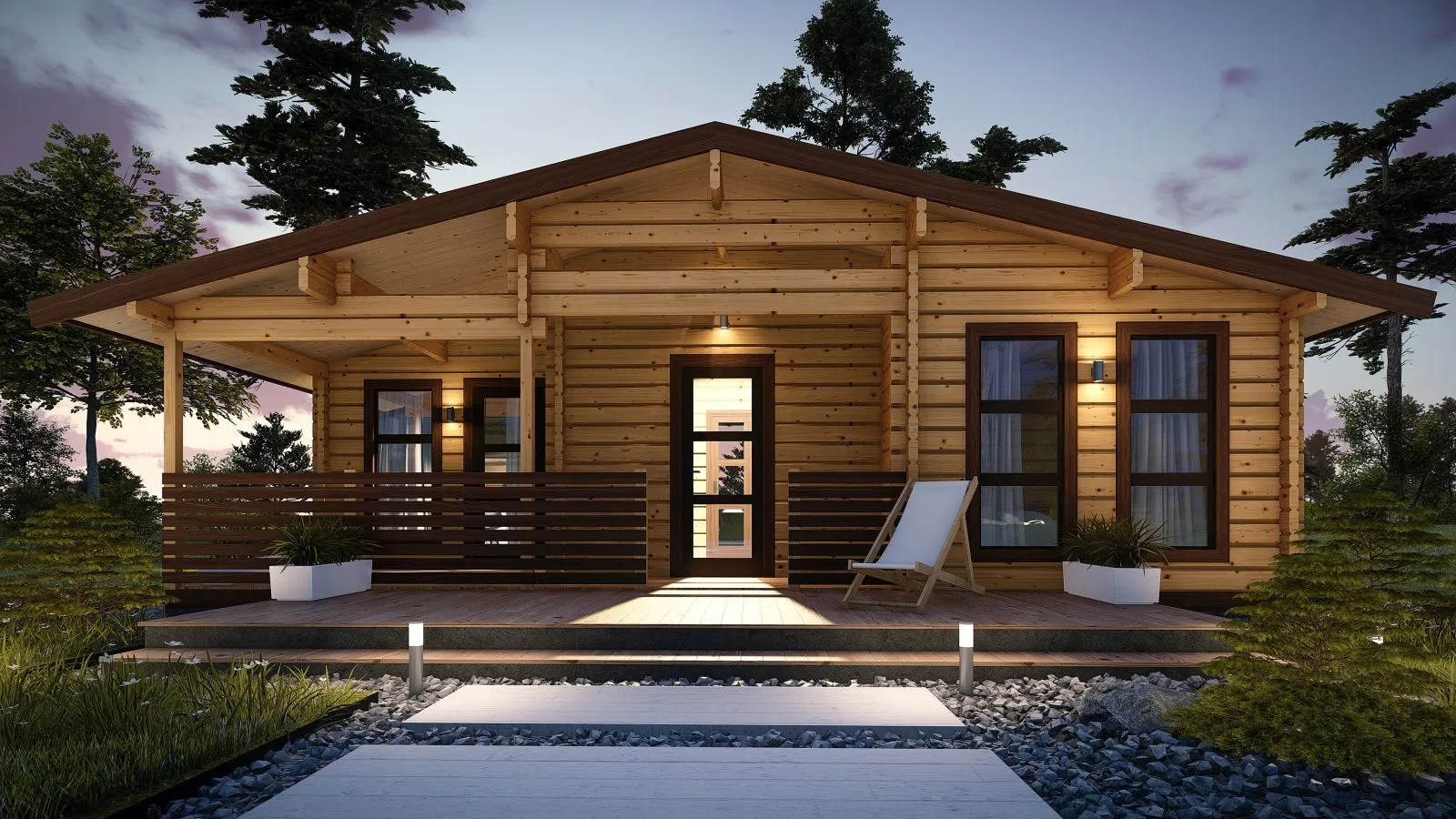 Строения из минибруса