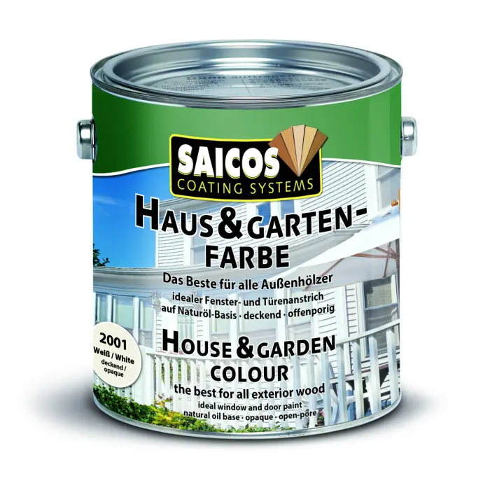 Краска для дерева для наружных и внутренних работ Haus & Garten-Farbe 2.5 л.