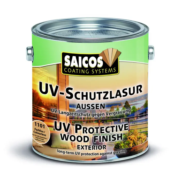 Защитная лазурь от УФ-лучей для наружных и внутренних работ UV-schutzlazur aussen 2.5 л.