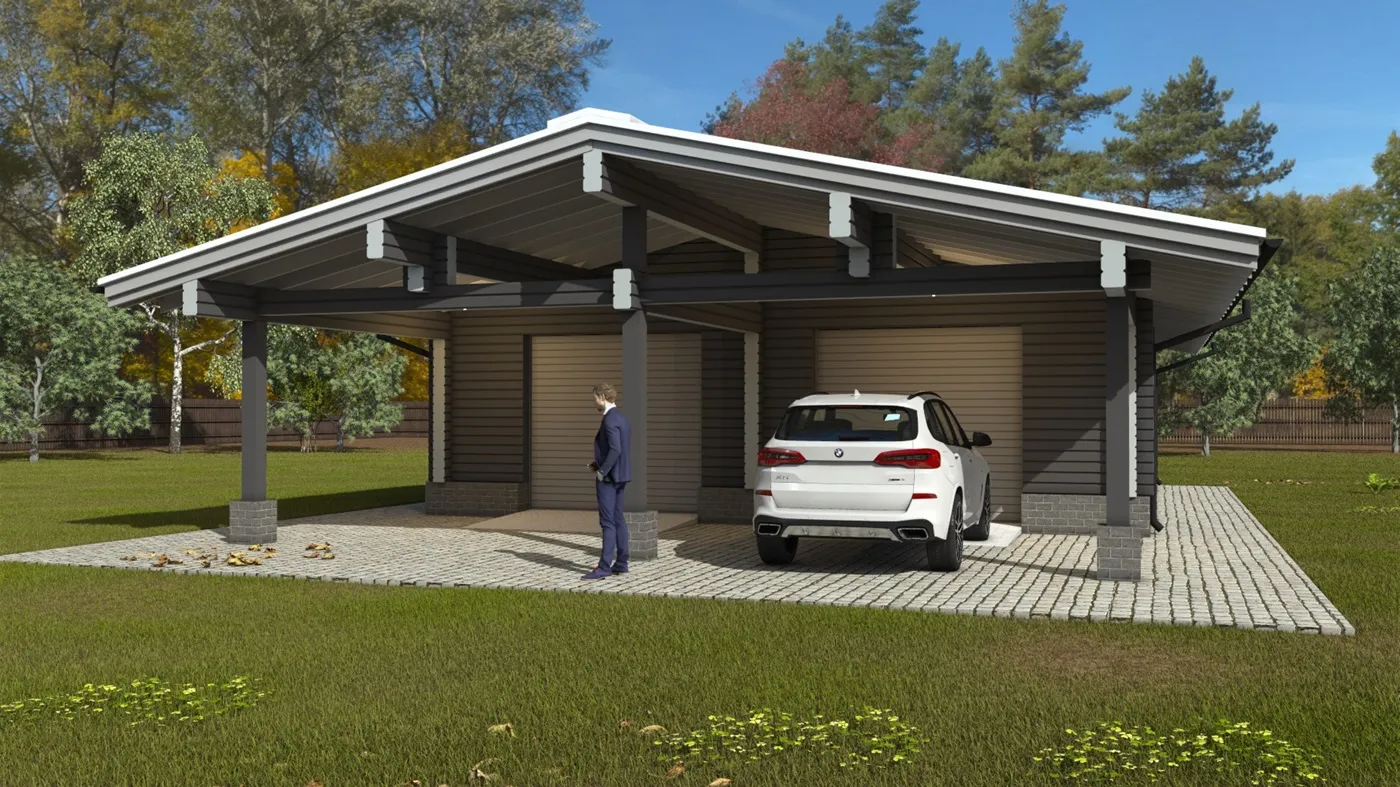 Проект гаража №476 - представление