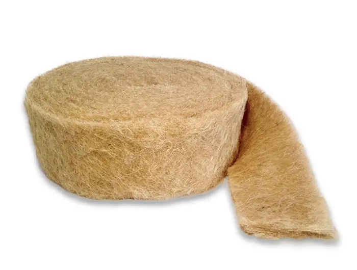 ДЖУТОВЫЙ УТЕПЛИТЕЛЬ ТОЛЩИНА 6 ММ, ШИРИНА ЛЕНТЫ 120ММ