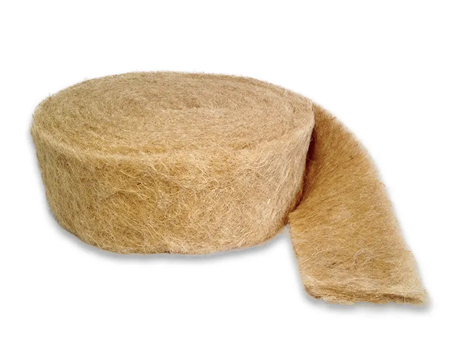 ДЖУТОВЫЙ УТЕПЛИТЕЛЬ ТОЛЩИНА 6 ММ, ШИРИНА ЛЕНТЫ 120ММ - основное изображение