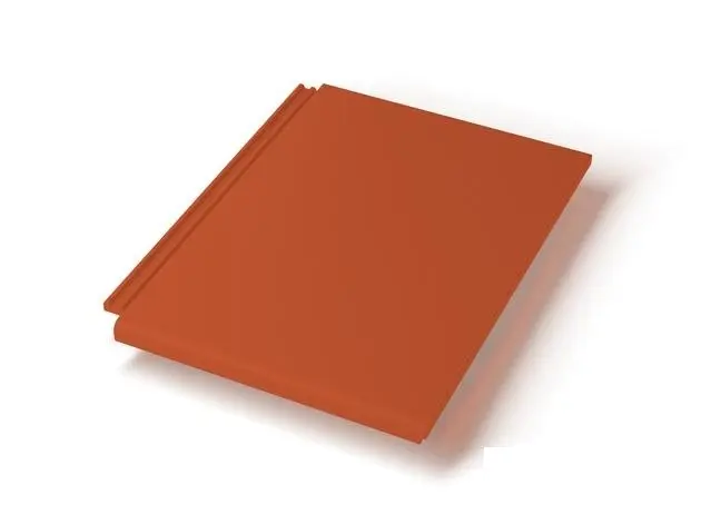 Рядная плоская черепица PLATT Кирпично-красный