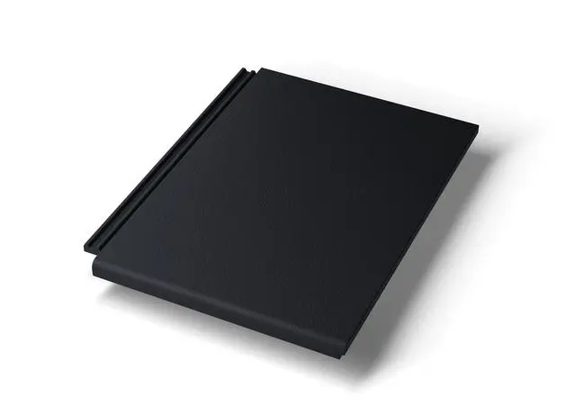 Рядная плоская черепица PLATT Чёрный