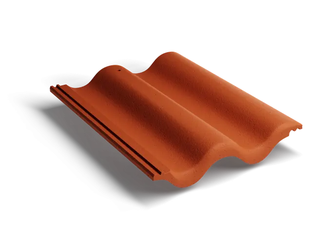 Рядная волновая черепица Classic Кирпично-красный