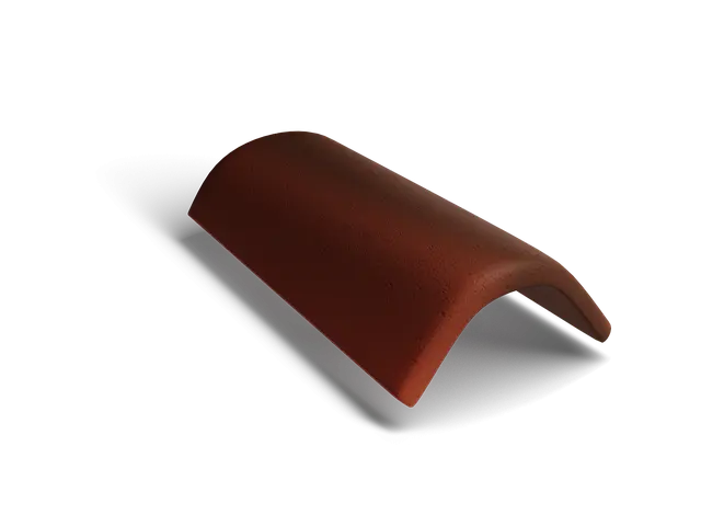 Коньковая черепица Antik Кирпично-красный