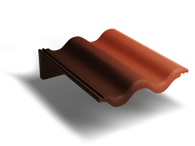 Пультовая черепица  Antik Кирпично-красный