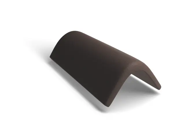 Торцевая черепица Lite Неокрашенный коричневый 