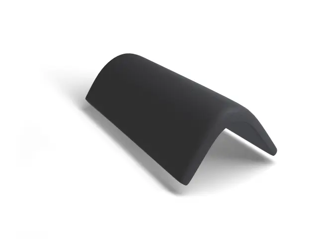 Торцевая черепица Lite Неокрашенный черный 