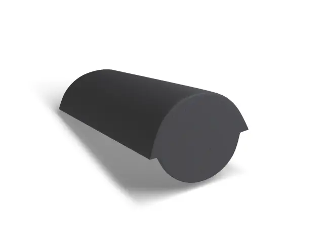 Начальная коньковая черепица Lite Неокрашенный черный