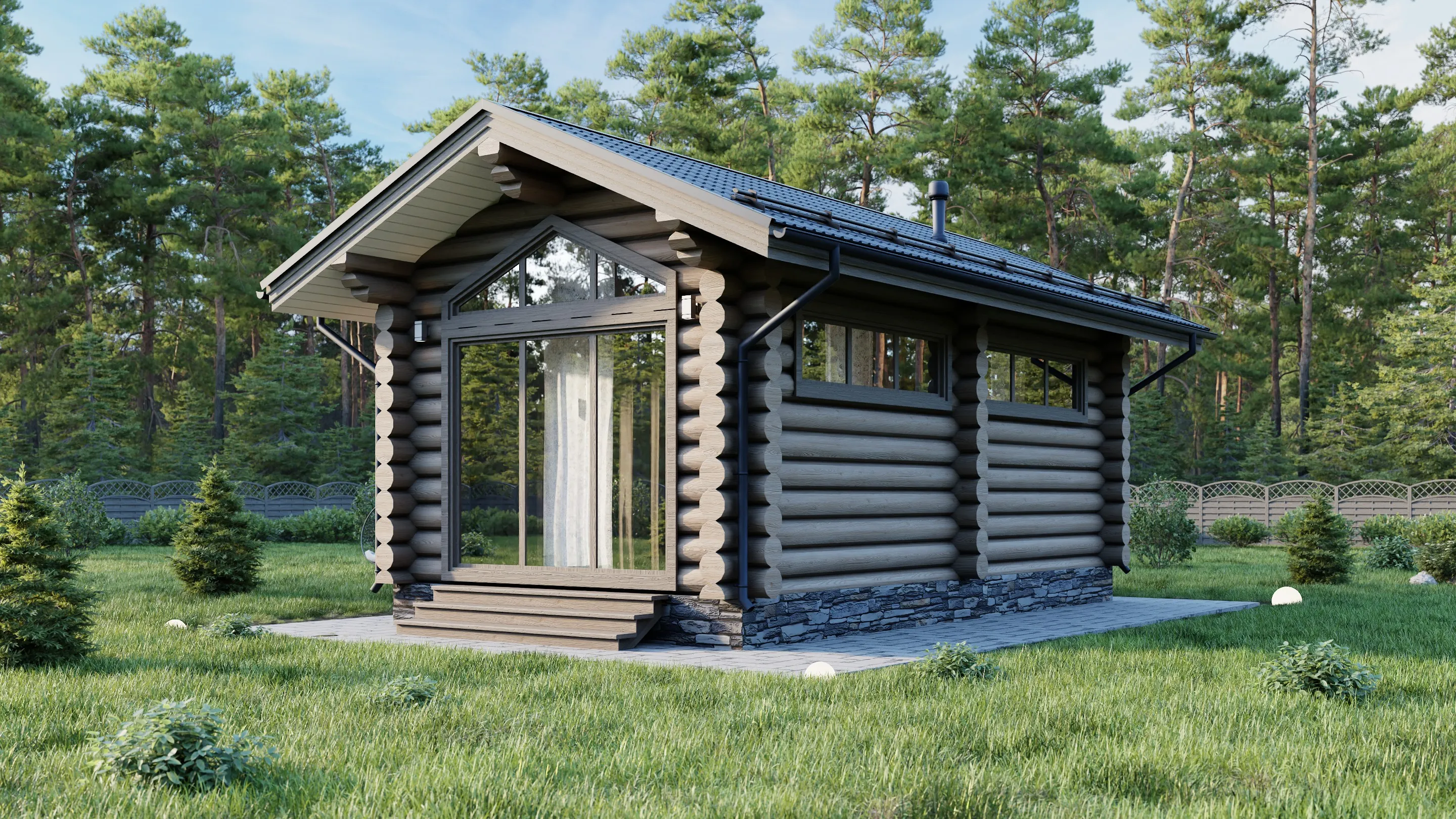 Проект беседки № 464. - представление