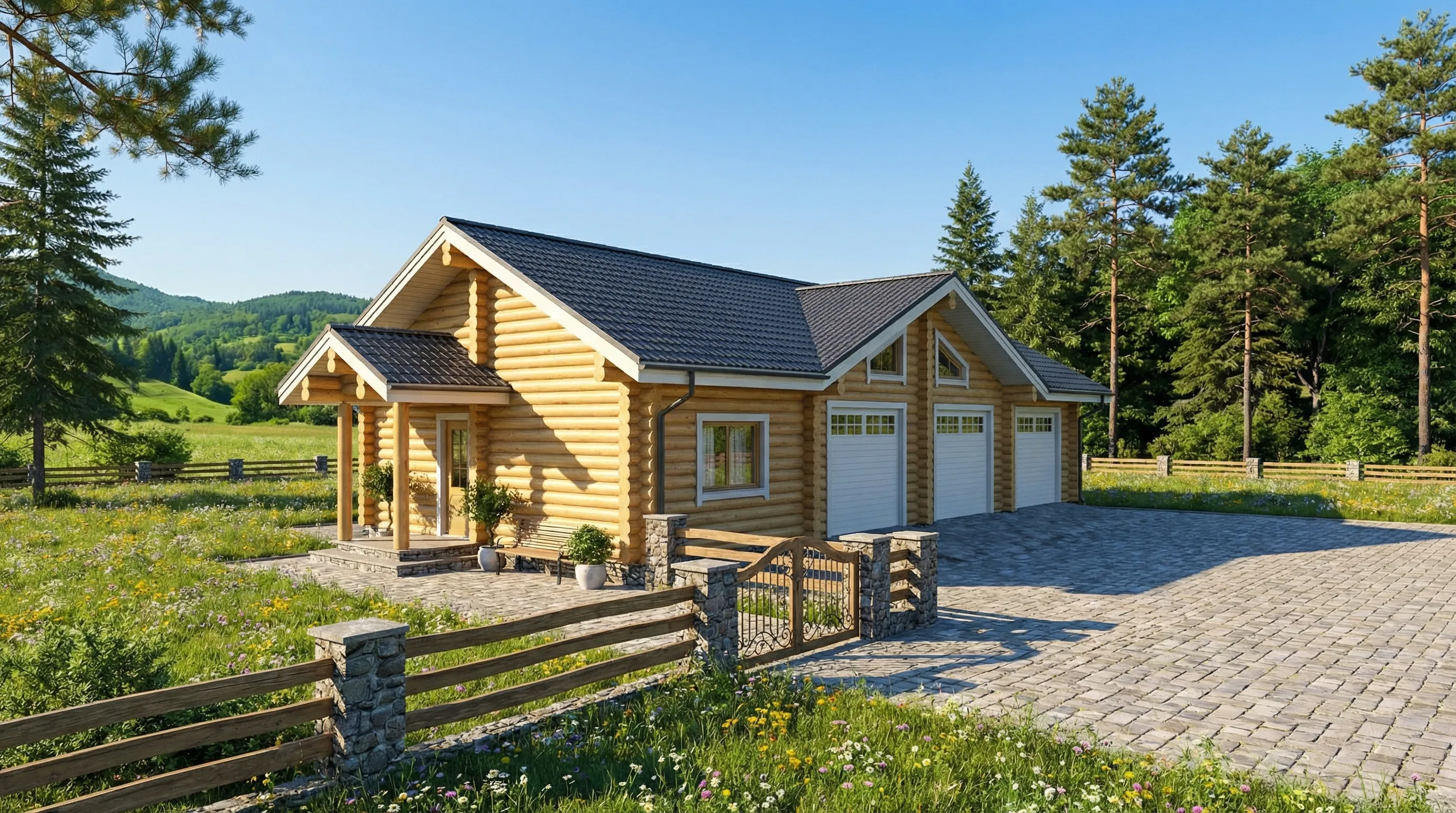 Проект гаража №455 - представление