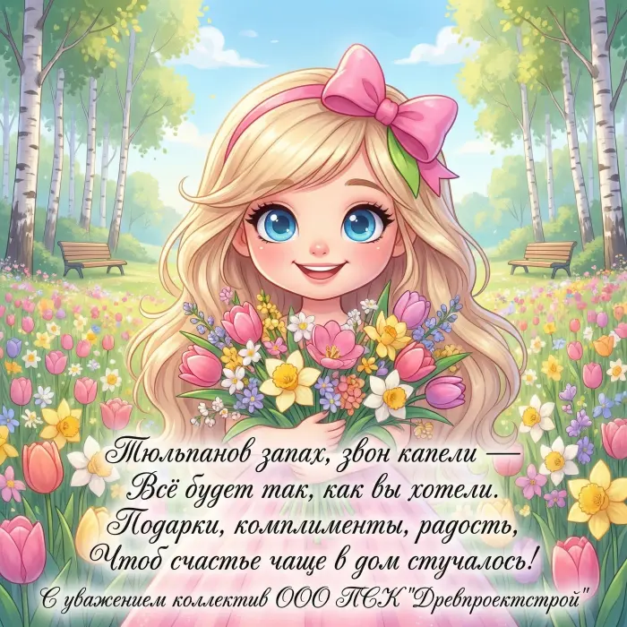 С 8 Марта Будьте Счастливы.